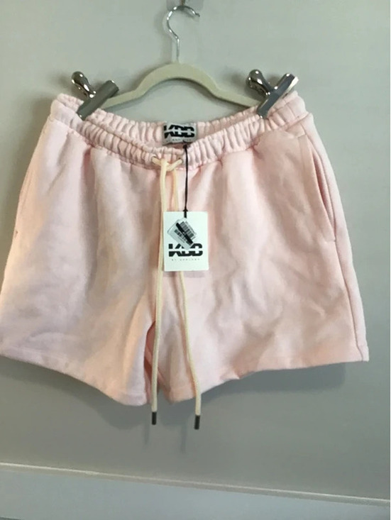 Pants - KBB by Kahlana medium terry and fleece shorts, new, pink, cotton